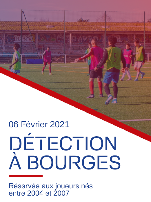 Détection Football Bourges 06 02 2021 - France Football Détection